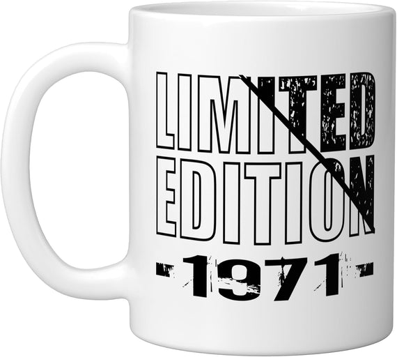 Limited Edition 1971 Retro Birthday 1971 Vintage 1971 Ceramic Mug