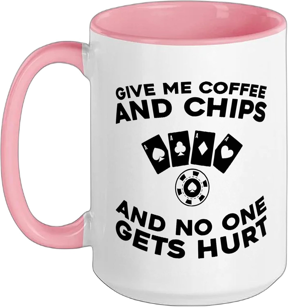 Poker Texas Holdem Gambling Gambler - Cards Poker Ceramic Mug