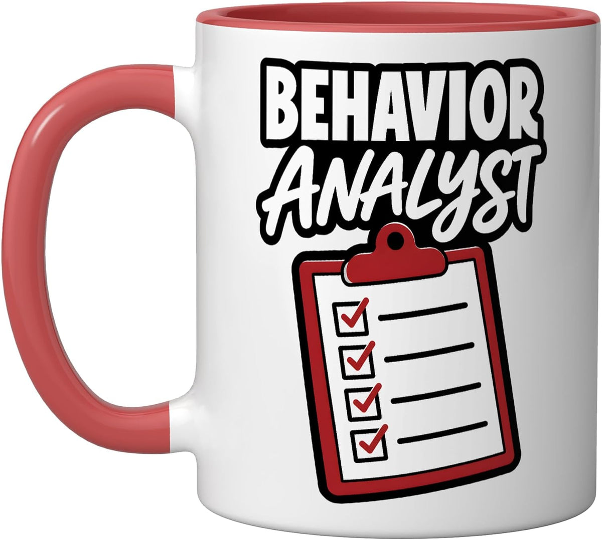 Behavior Analyst Puzzle Pieces Aba Therapist Ceramic Mug