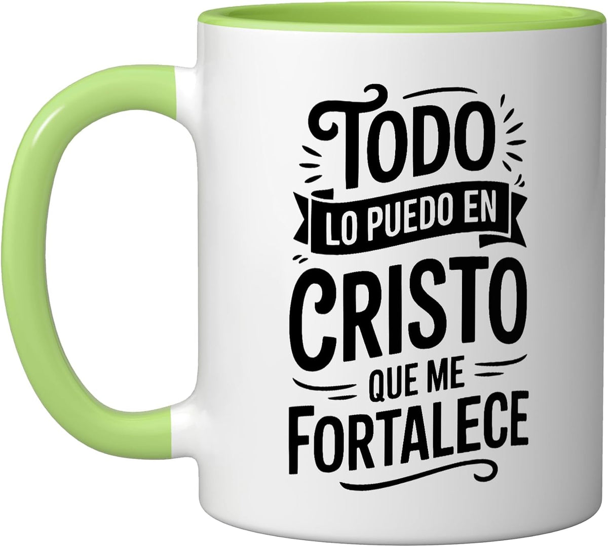 Bible Message Christian God In Spanish Cristianos Ceramic Mug