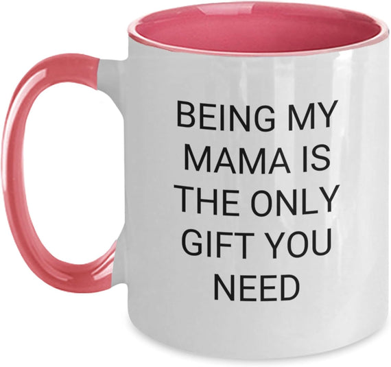 Funny Mama Coffee from Family for Christmas Ceramic Mug