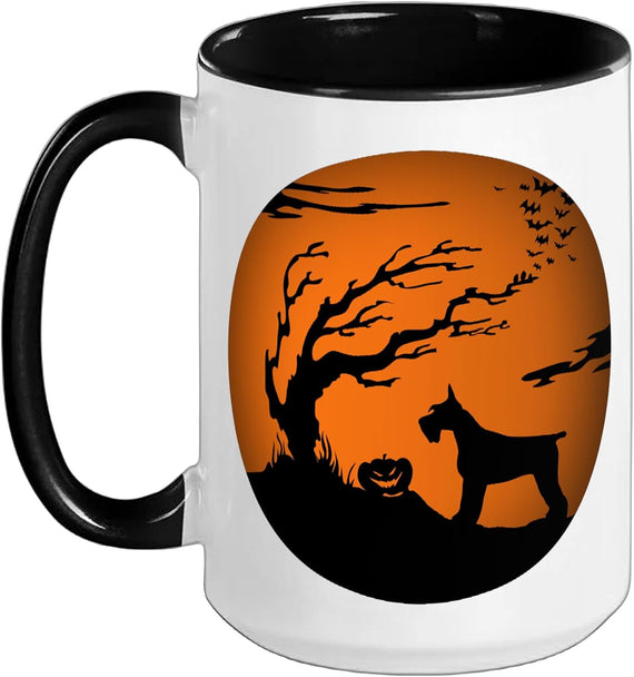 Schnauzer Halloween Ceramic Mug