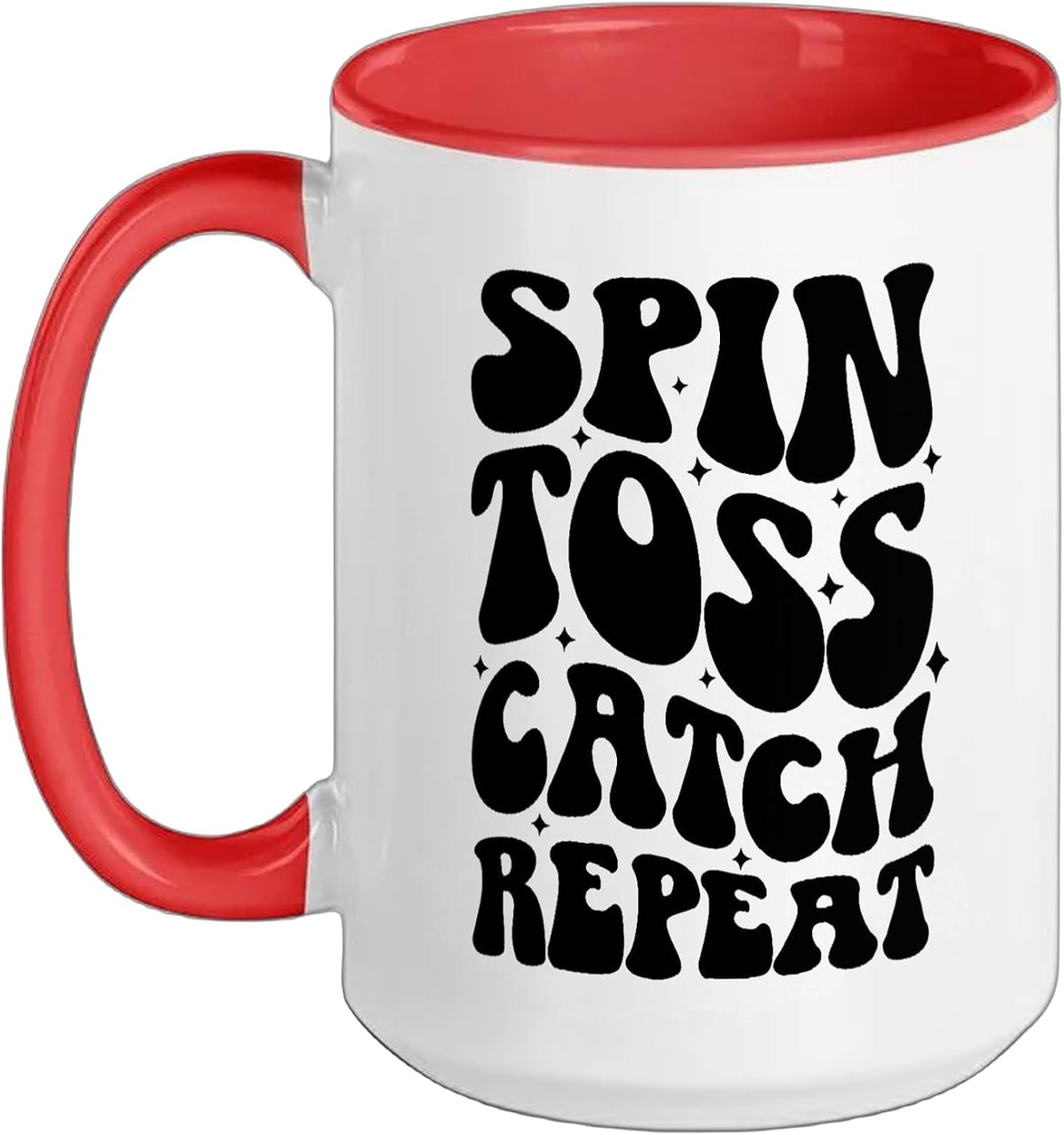 Spin Toss Catch Color Guard Member Color Guard Team Ceramic Mug