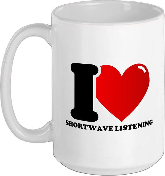 I Love Shortwave Listening Ceramic Mug