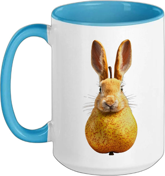 Rabbit Pear Ceramic Mug