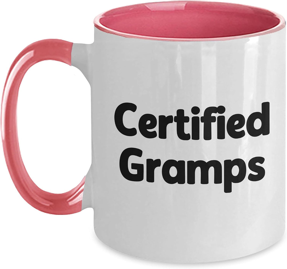 Funny Certified Gramps Christmas Ceramic Mug