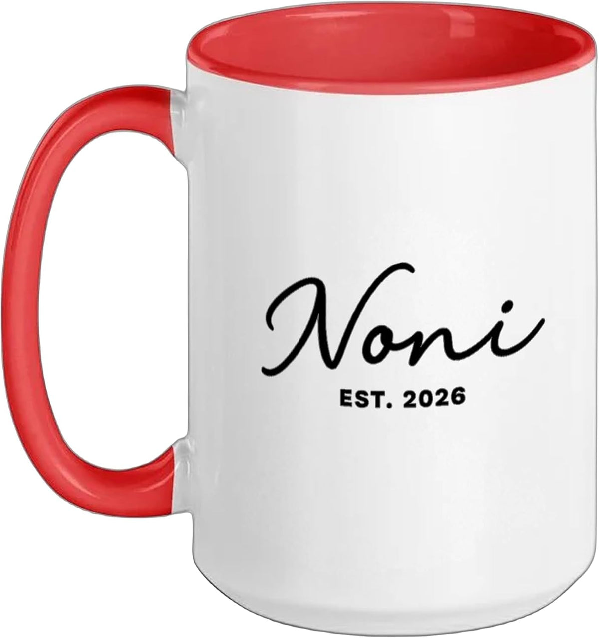 Noni Est 2026 Script Grandma Gift Ceramic Mug
