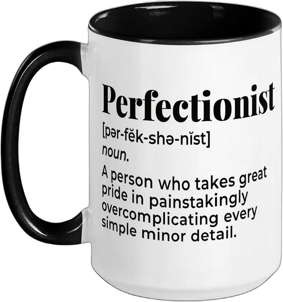 Perfectionist Definition Funny Sarcastic Software Engineer Ceramic Mug
