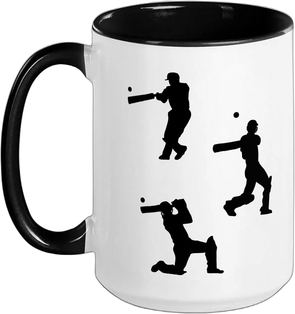 Cricket Player Cricket Silhouette Cricketer Cricket Ceramic Mug