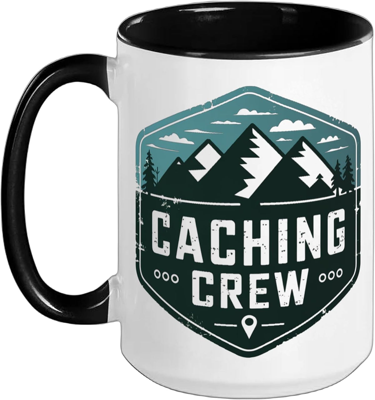 Caching Crew Geocache Hunting & Geocaching Squad Ceramic Mug