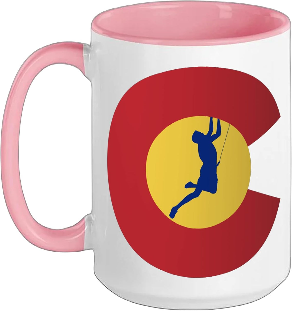 Colorado Rock Climbing Ceramic Mug