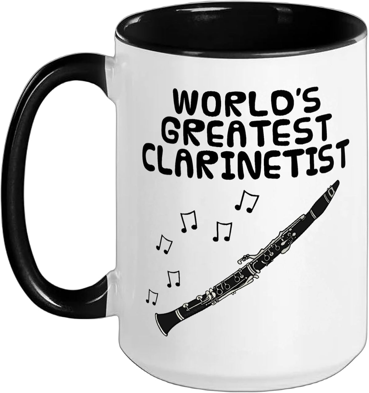 World's Greatest Clarinetist, Clarinet Woodwind Orchestra Ceramic Mug