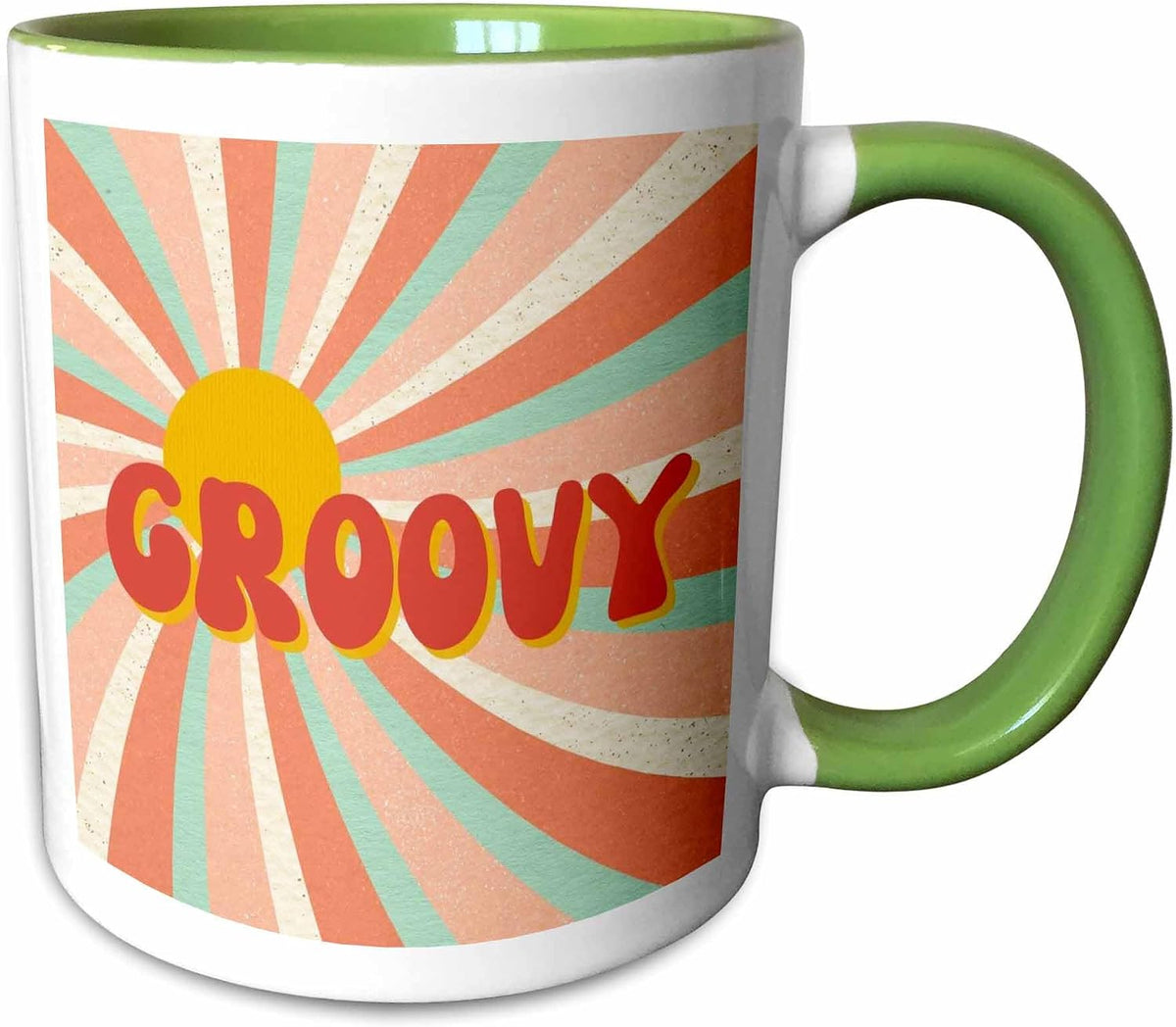 Retro Groovy Ceramic Mug