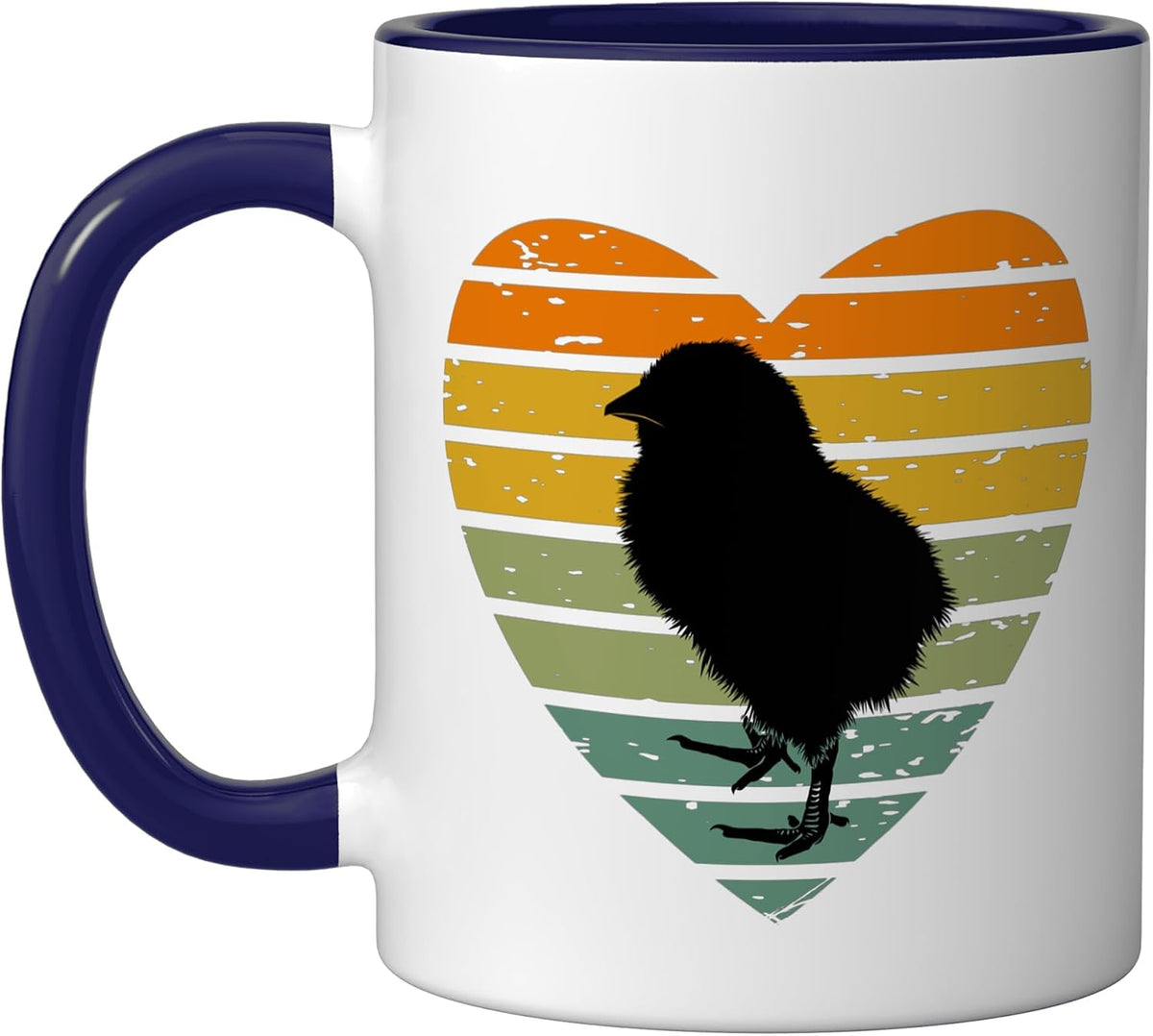 I Love Chick Vintage Farm Chicken Hen Chicken Easter Ceramic Mug