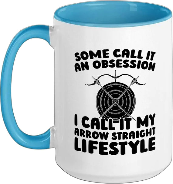Archer Target Bow - Arrow Bowman Archery Ceramic Mug