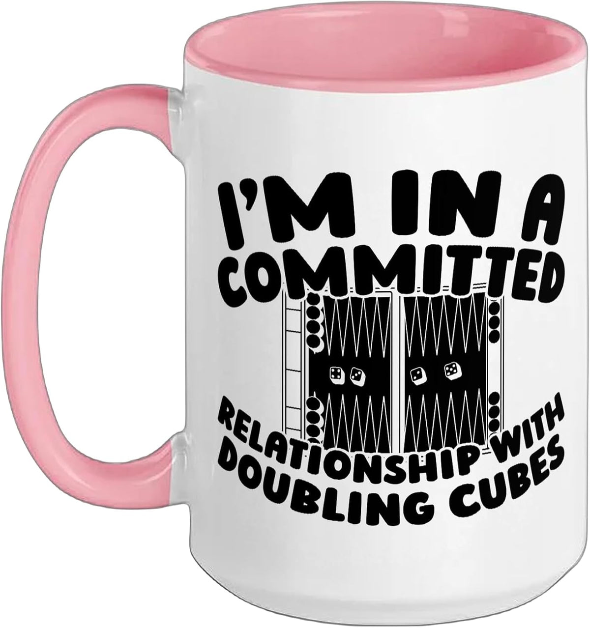 Board Game Dice - Strategy Backgammon Ceramic Mug