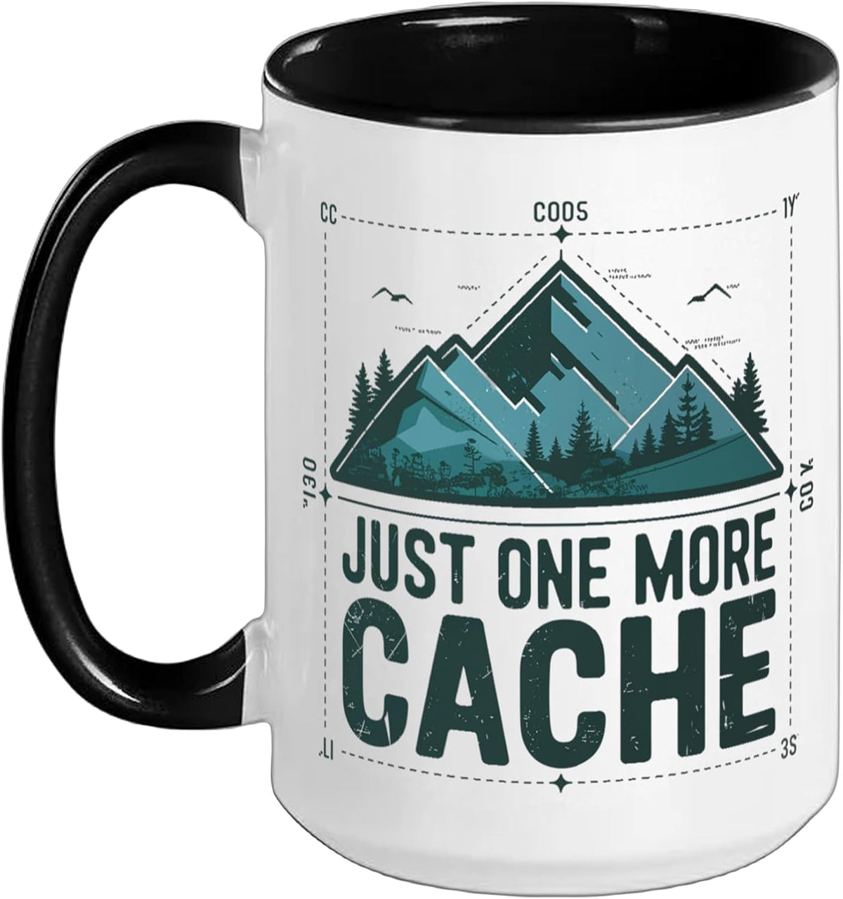 Just One More Cache Geocache Hunting And Geocaching Ceramic Mug