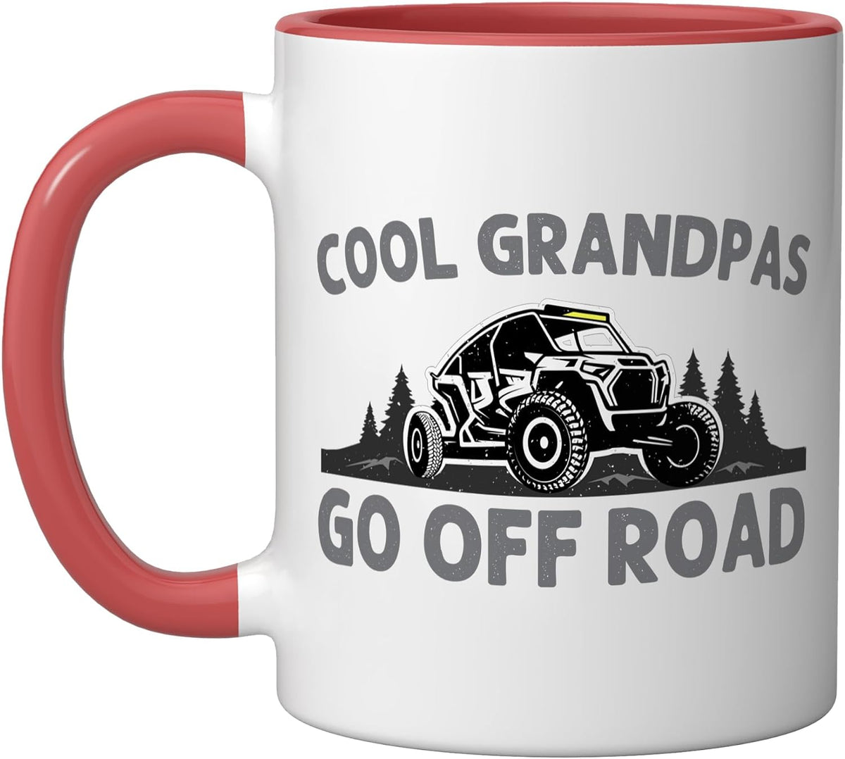 Side By Side Design For Grandpa Men Off Road Utv Sxs Ceramic Mug