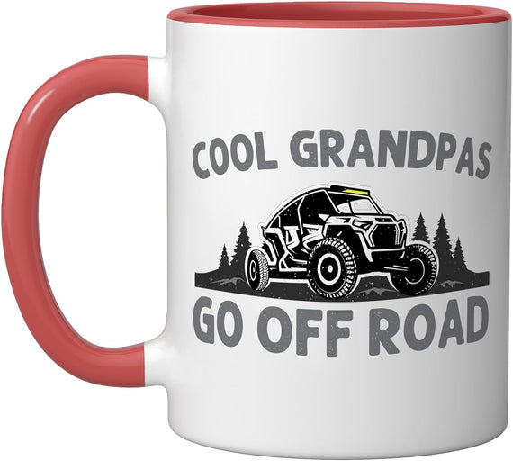 Side By Side Design For Grandpa Men Off Road Utv Sxs Ceramic Mug