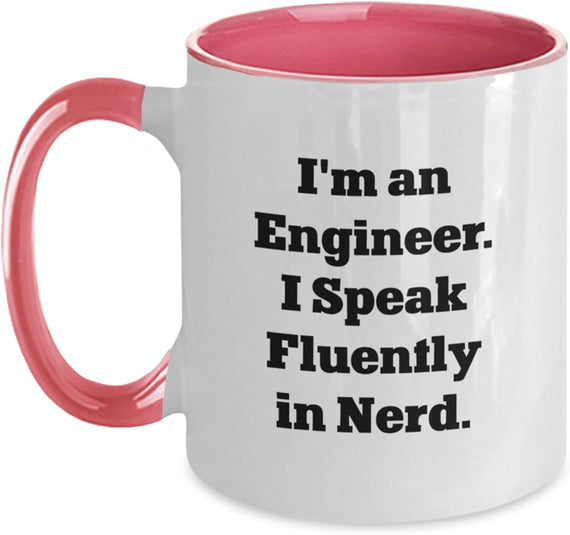 I'm An Engineer I Speak Fluently In Nerd Funny Ceramic Mug