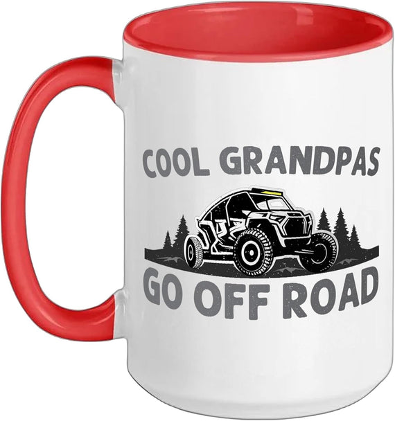 Cool Grandpas Go Off Road Ceramic Mug