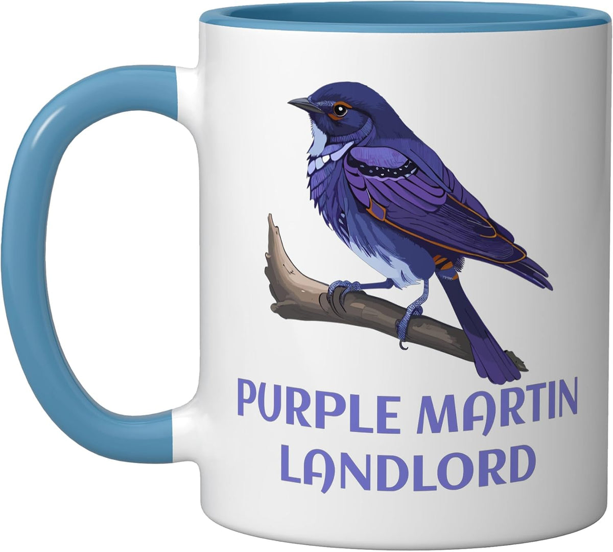 Purple Martin Landlord Purple Martin Birds Lover Adult Ceramic Mug