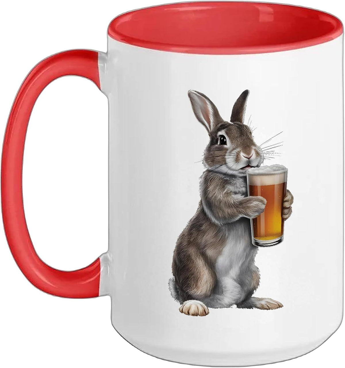 Rabbit Beer Ceramic Mug