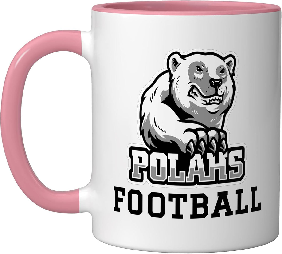 Port Of Los Angeles Polar Bears Football Ceramic Mug