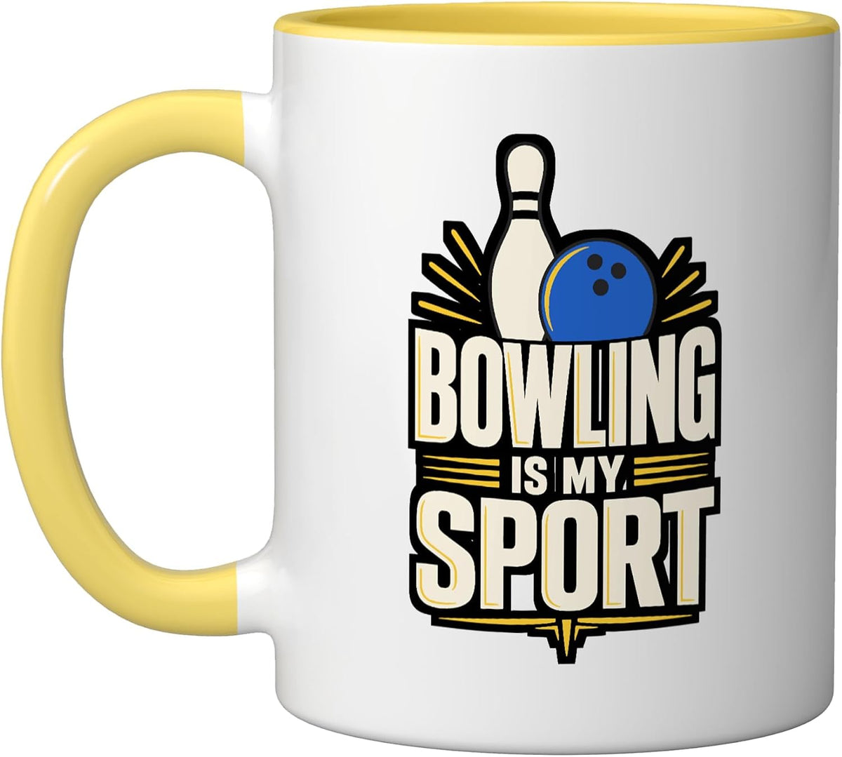 Bowling Is My Sport Bowling Ball Pin Ceramic Mug