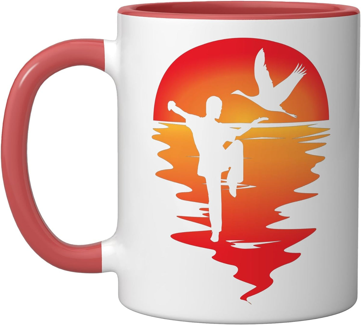Karate Judo Judoka Taekwondo Ju-Jutsu Kung-Fu Sunset Ceramic Mug