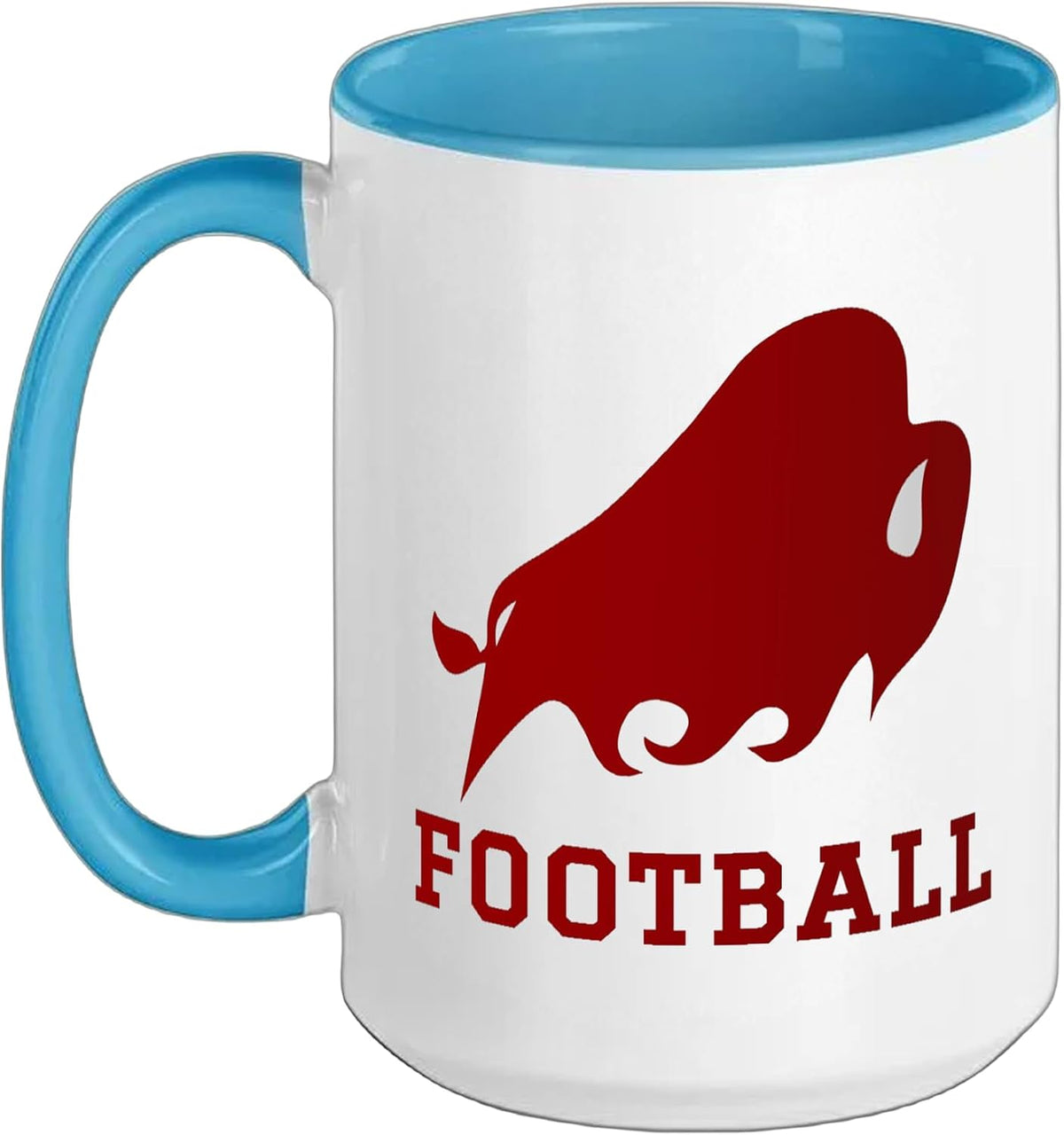 Buffalo Bison Football Team Spirit Ceramic Mug