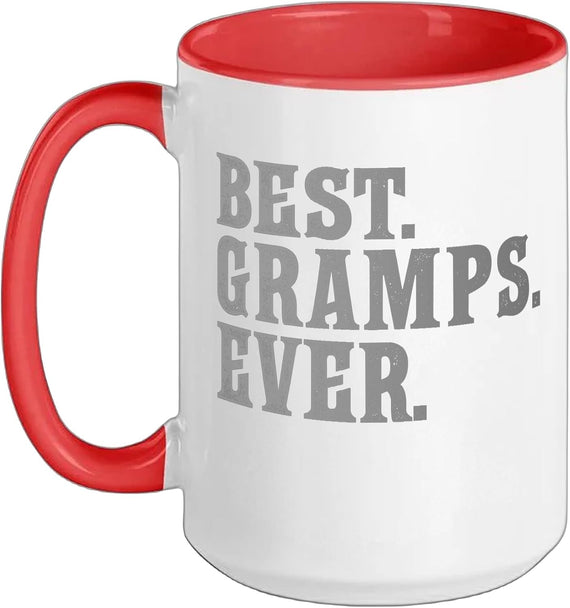 Best Gramps Ever Vintage Bold Christmas Ceramic Mug