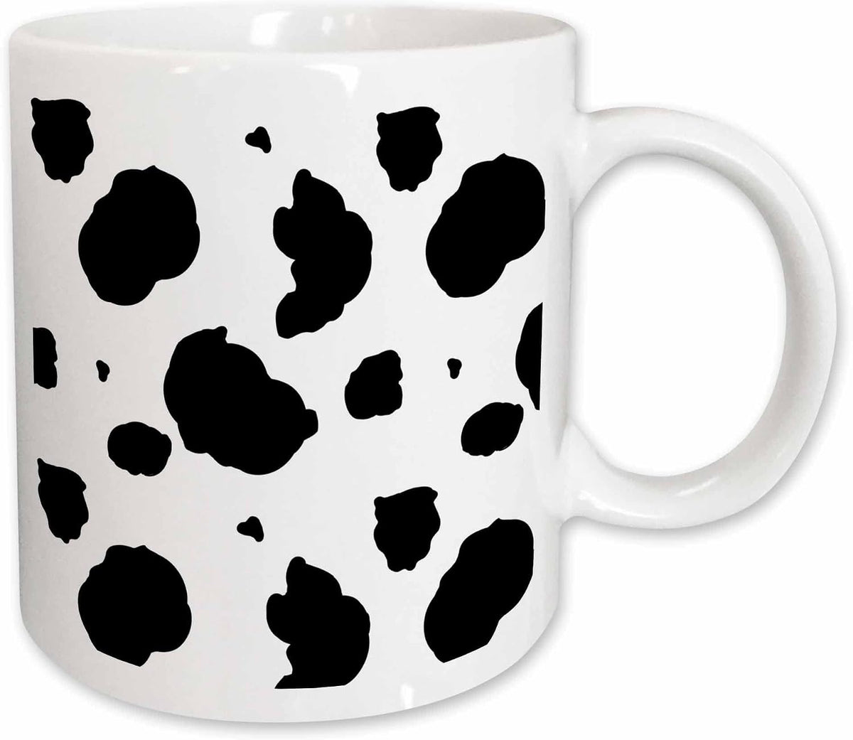 Black And White Cow Print Ceramic Mug