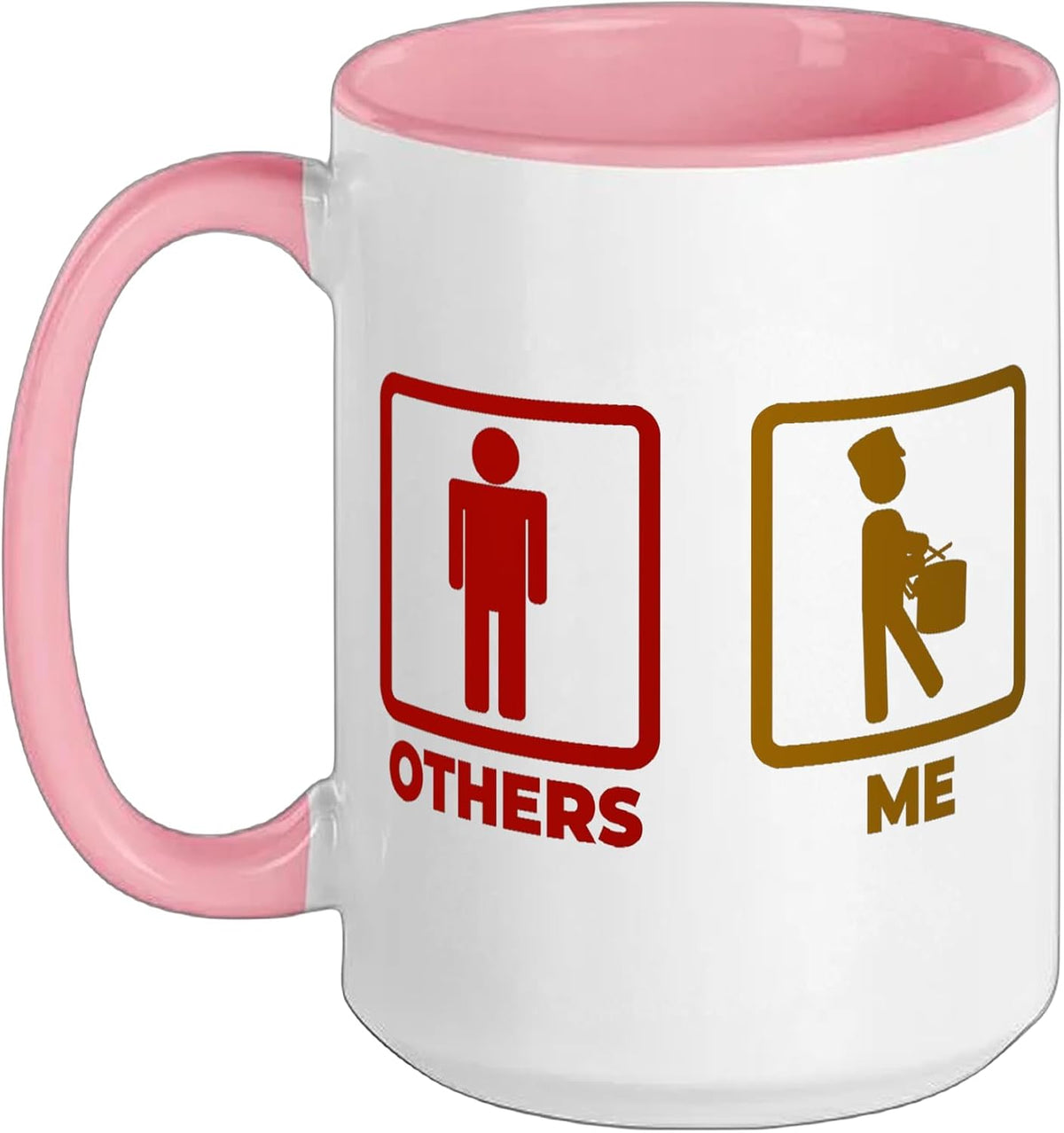 Others Vs Me Snare Drummer Meme Ceramic Mug