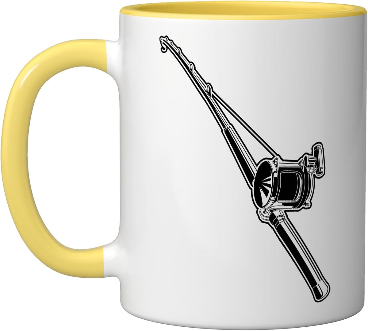 Fishing Rod For Angler To Catch Fish Ceramic Mug