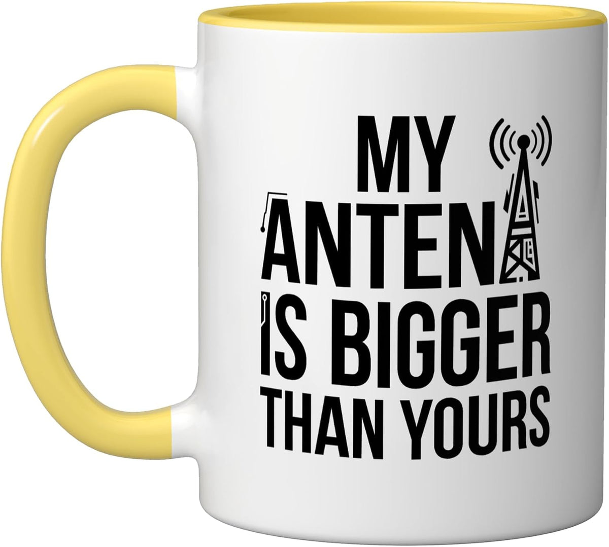 Cool Ham Radio Art For Men Women Ham Operator Amateur Ceramic Mug
