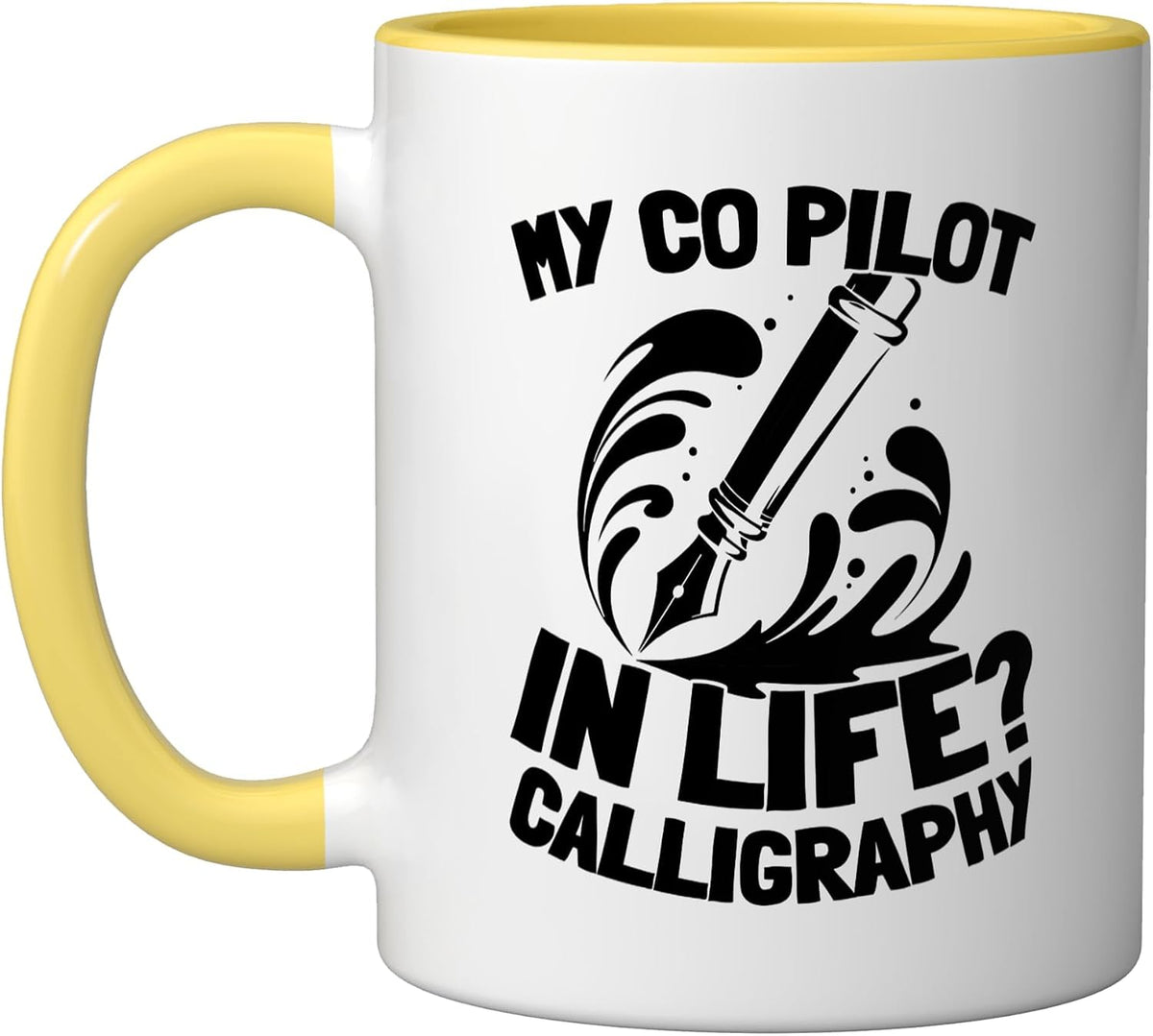 Penmanship Art Handwriting - Calligraphy Ceramic Mug