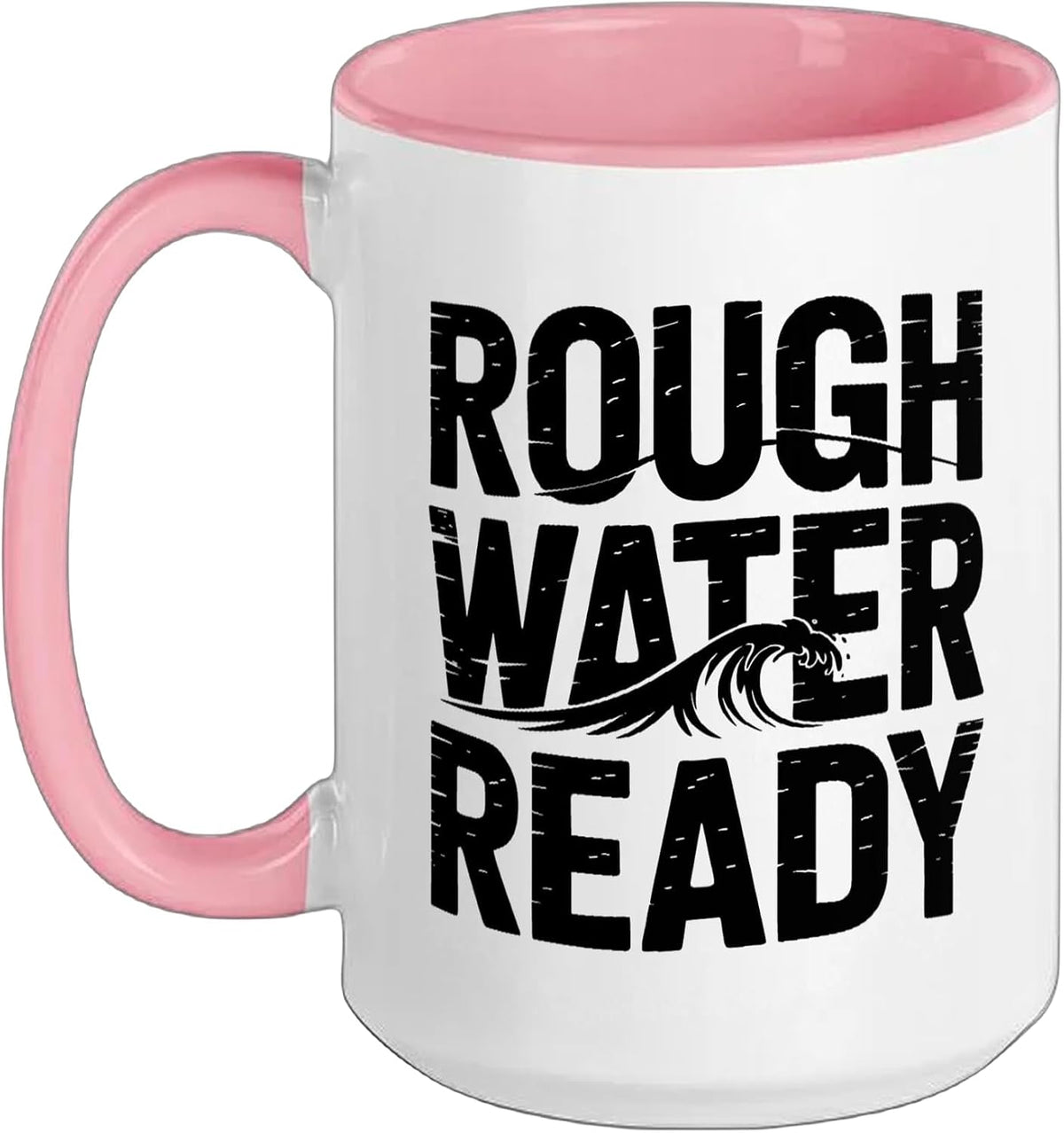 Rough Water Sea Kayaker Proud Ocean Paddler Bold Identity Ceramic Mug