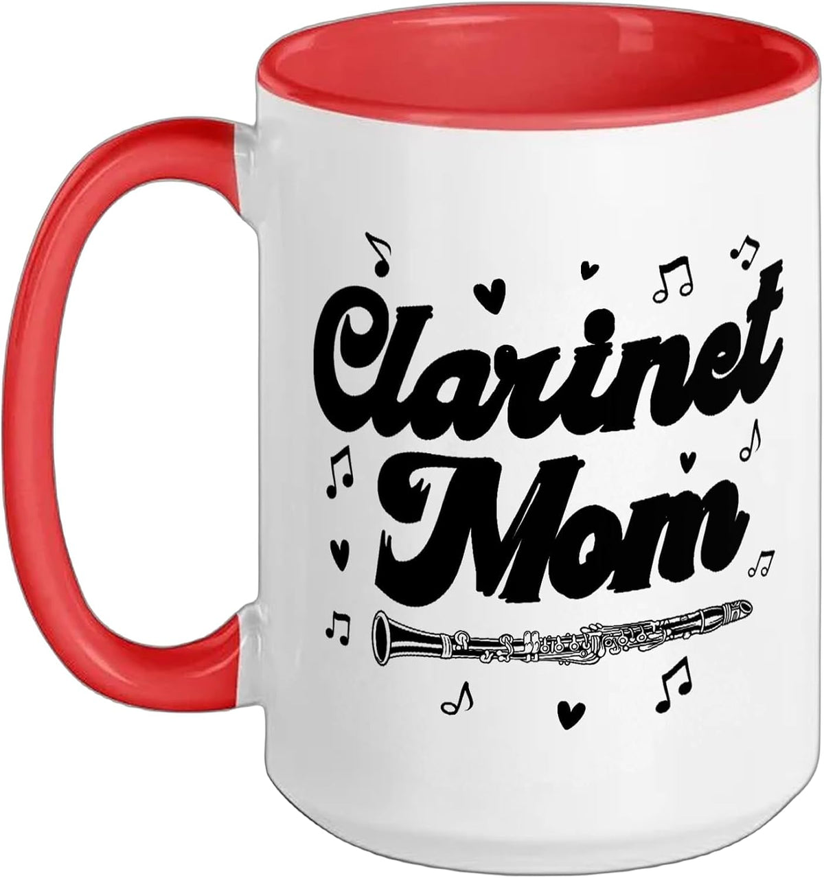 Clarinet Mom Of A Clarinet Player Mama Clarinetist Mom Ceramic Mug