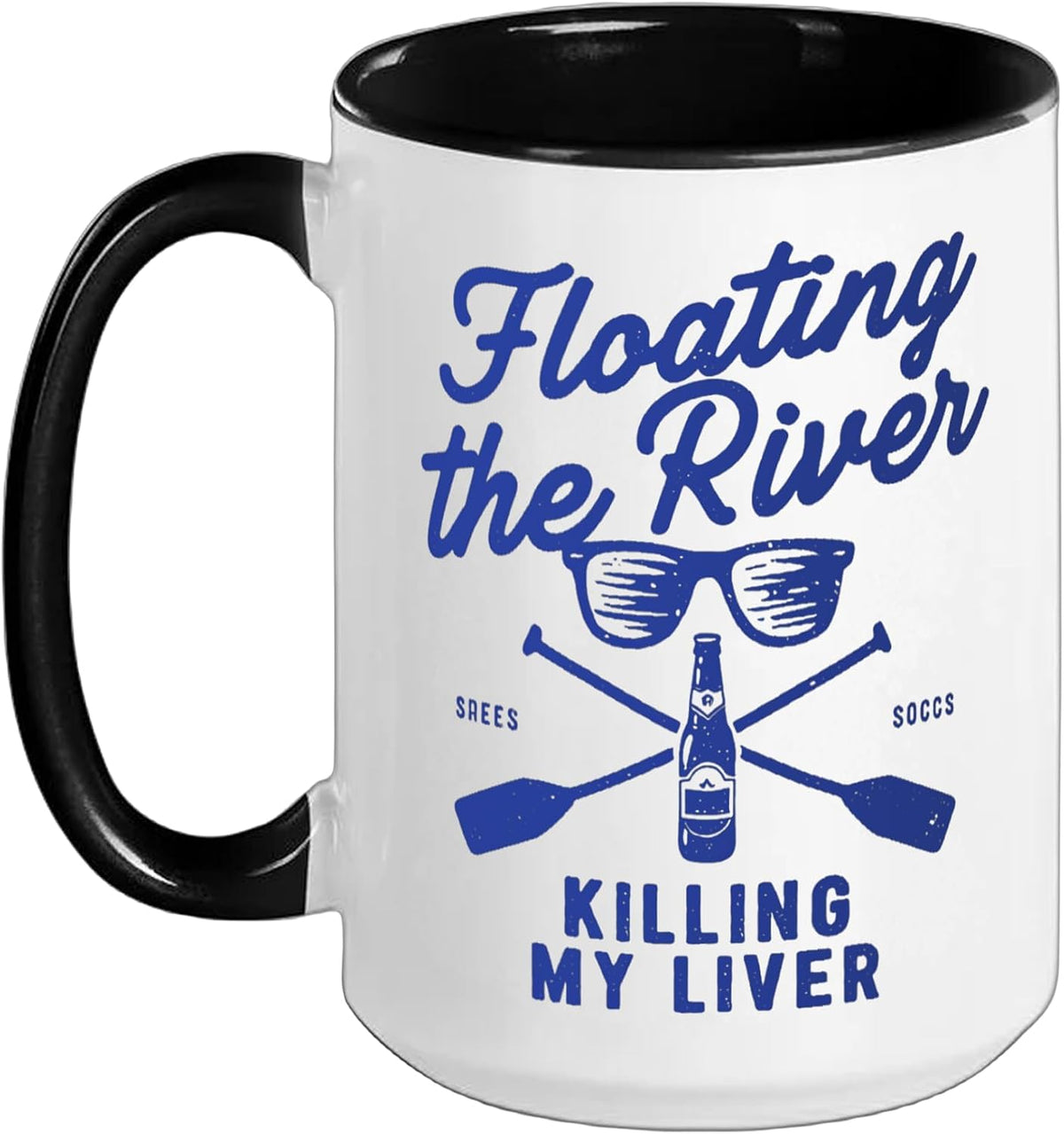River Tubing River Floating Float Trip River Tubing Ceramic Mug