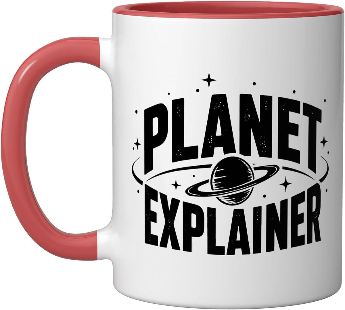 Astronomy Dad Explaining Planets Dinner Every Night Planet Ceramic Mug