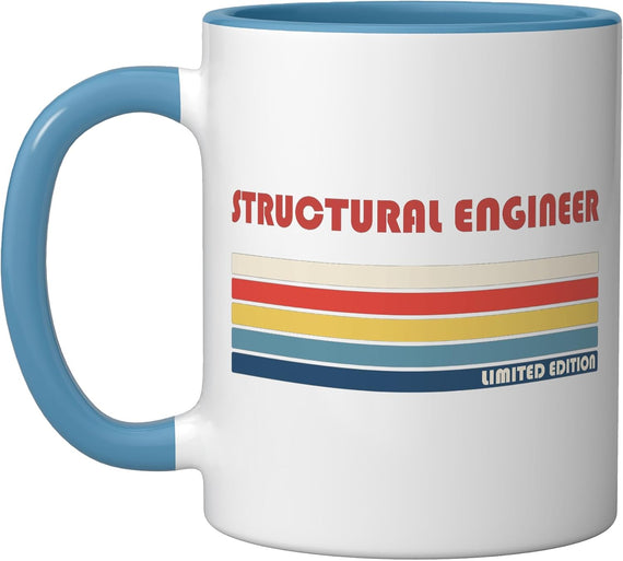 Structural Engineer Engineering Techretro Vintage Ceramic Mug