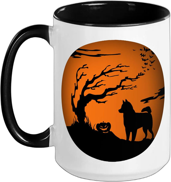 Husky Halloween Ceramic Mug
