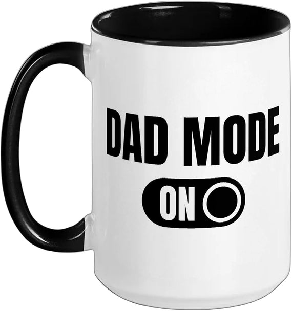 Dad Mode On Funny Toggle Switch Ceramic Mug