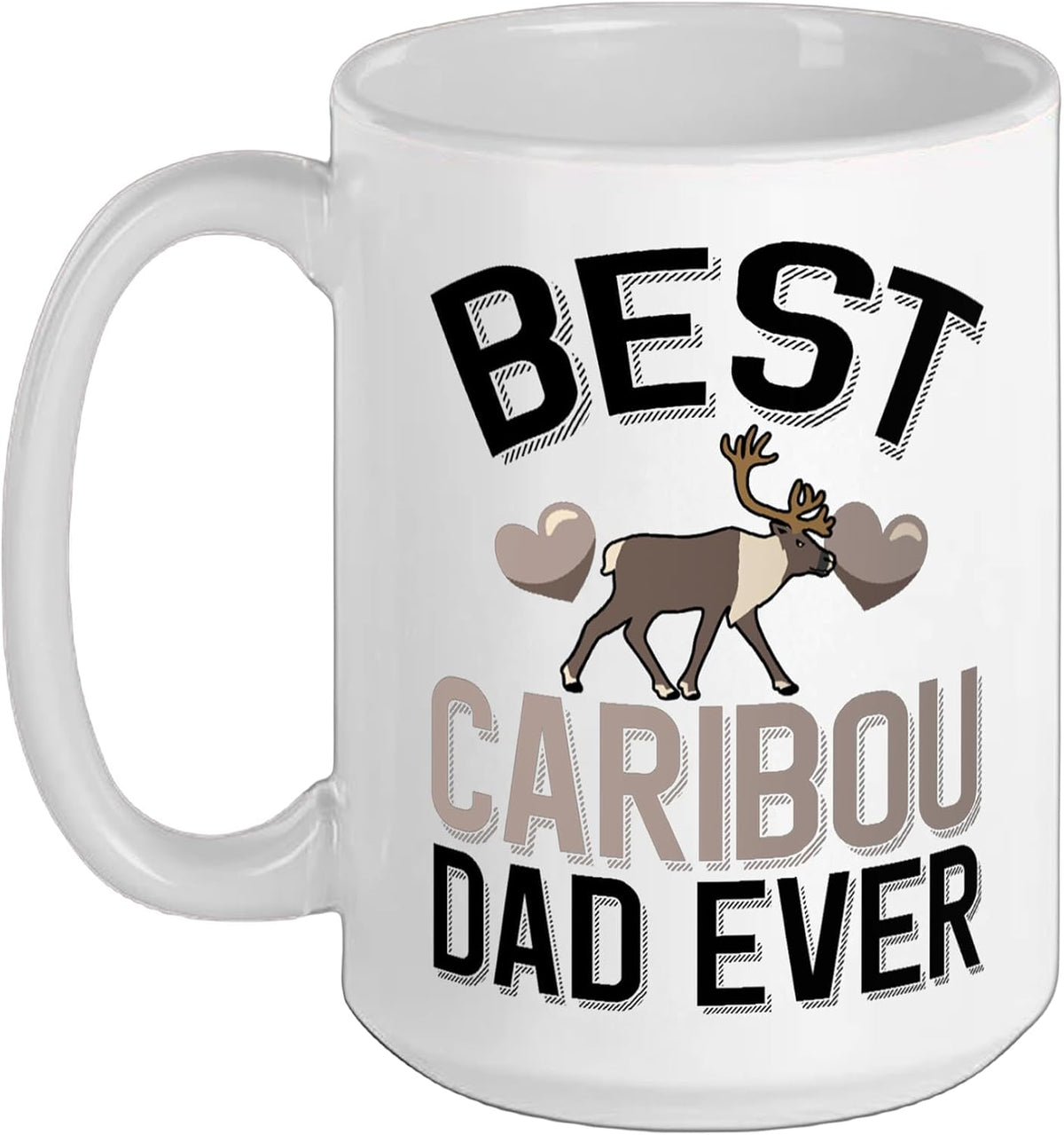 Best Caribou Dad Ever Christmas Ceramic Mug