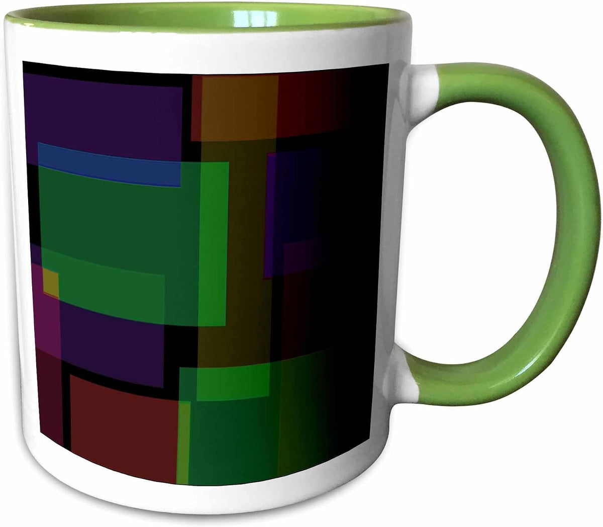 Colorful Retro Boxes Ceramic Mug