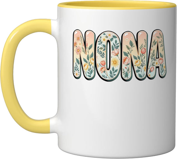 Wildflowers Nona Floral Mother's Day Nona Ceramic Mug