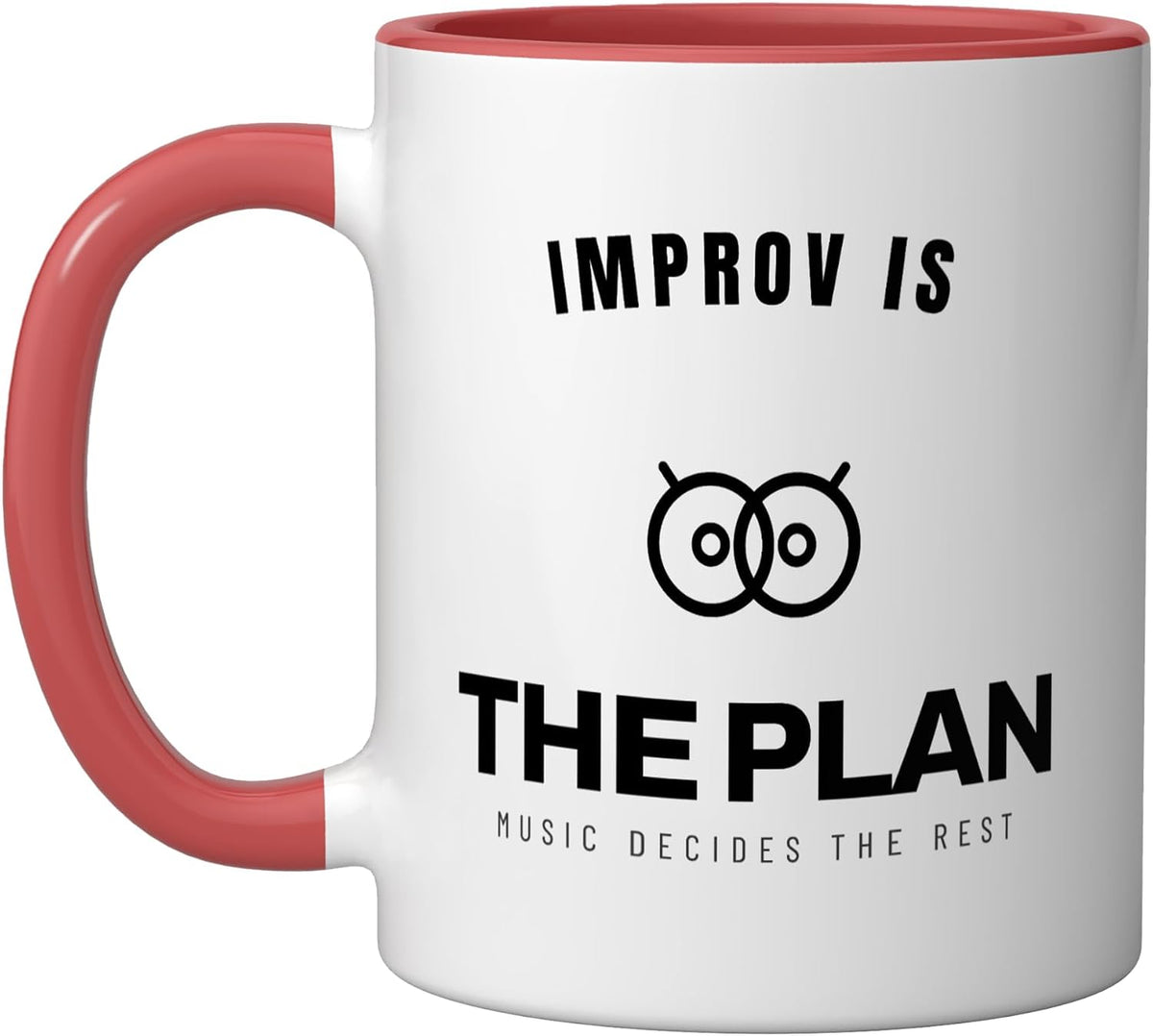 Belly Dance - Improv Is The Plan - Belly Dancer Ceramic Mug