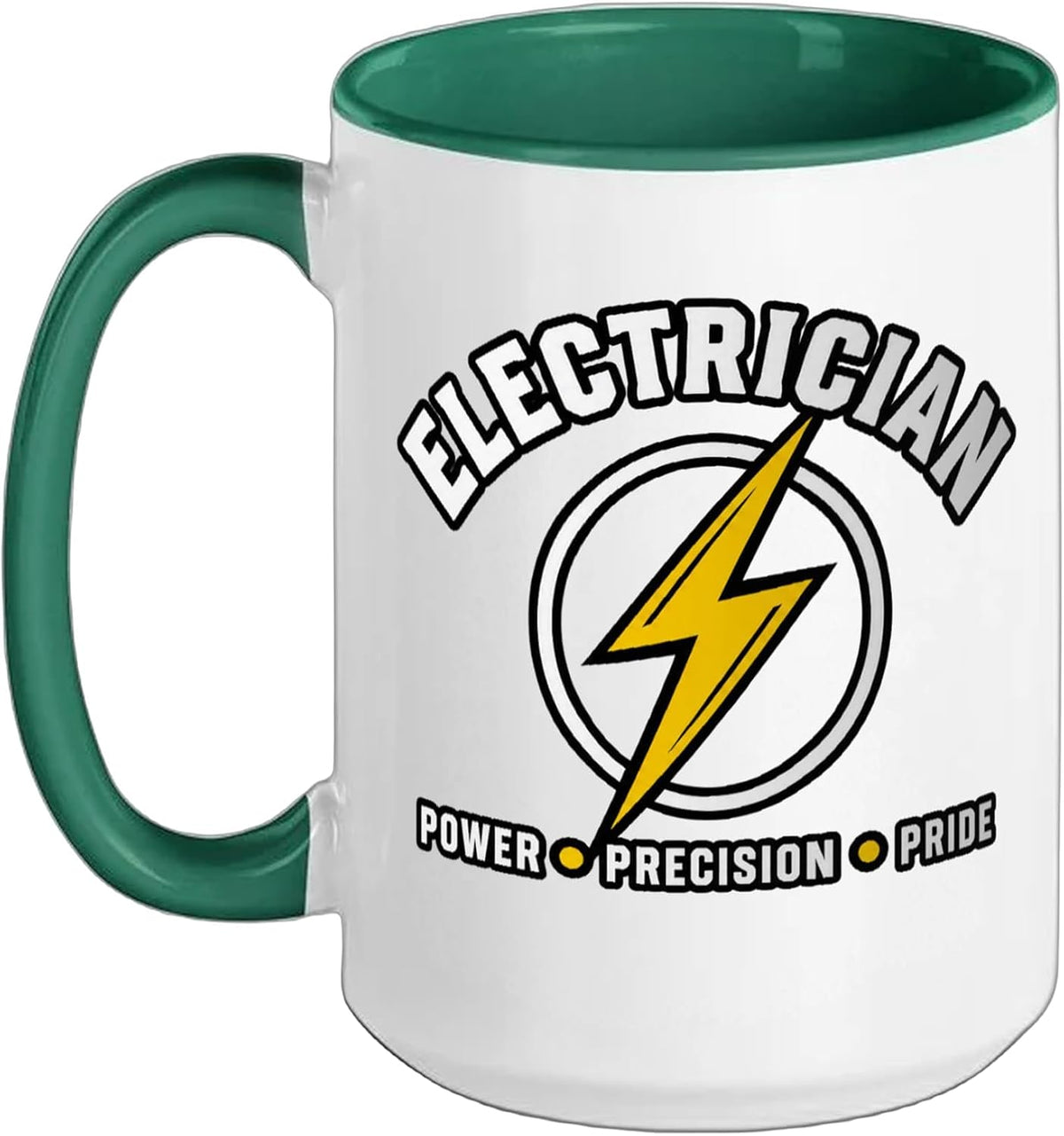 Electrician Power Precision Pride Technician Design Ceramic Mug