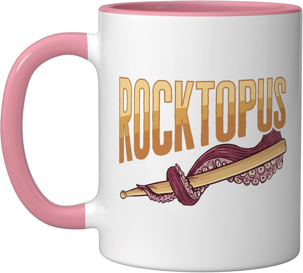 Rocktopus Design For A Drummer Band Member Ceramic Mug